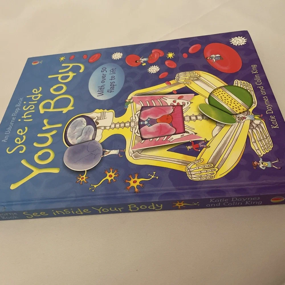 See Inside Your Body Large Board book With Educational‎ Information And Flaps